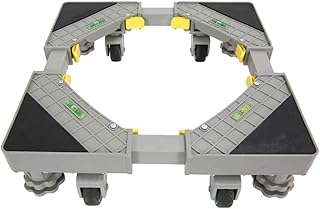 ZHUANYIYI Base de Lavage de la Machine à Laver, multifonctionnelle de Machine de Machine à Laver de la Machine à Laver à Lave-Linge avec 4 Roues / 4 Pieds Rouleau de Cas Mobile