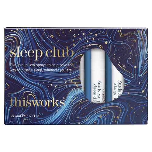 THISWORKS Sleep Club Set – 5 x Deep Sleep Pillow Spray 5ml – Mini...