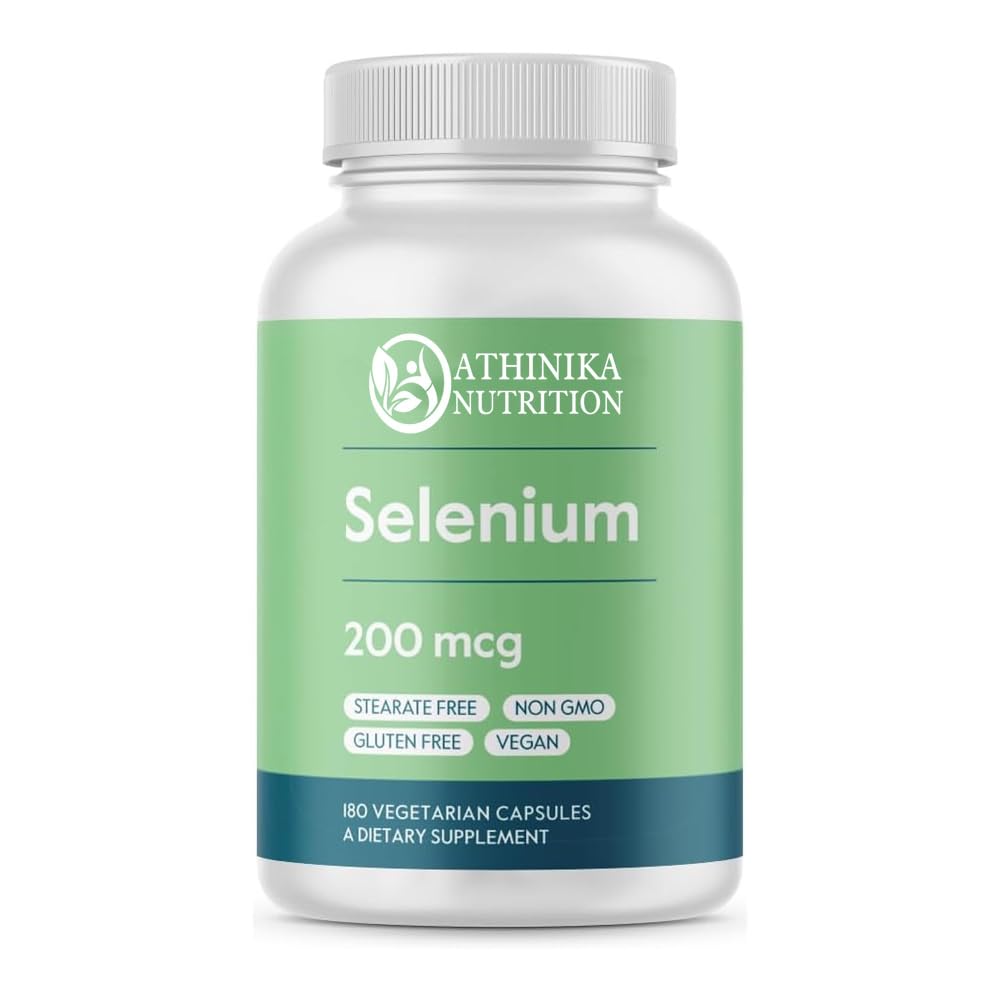 Selenium 200mcg (180 Vegetarian Capsules) - No Stearates - No Flow Agents - Vegan - Non-GMO - Gluten Free-image-41