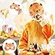 JSMTKJ Maske Filz Kinder, Tiermasken für Kinder Tiermasken Blanko Bemalen Masken für Party Kindergeburtstag Ostern Halloween Weihnachten Kunsthandwerk Kinder 32 Stücke