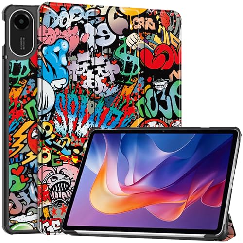 Image of ProElite Case Cover for Xiaomi Redmi Pad 2 11 inch Case, Slim Trifold Flip case Cover for Xiaomi Redmi Pad 2 11 inch Tablet [Auto Sleep Wake Feature], Hippy