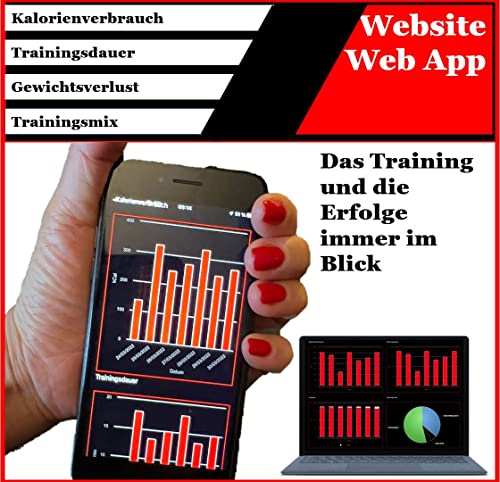 Imperial Sports VP-600 3D-Vibrationsplatte. Vibration, Oszillation, Bluetooth, 4 Programme, Trainings-Videos, Touchscreen, Grosse Trittfläche, Remote-Watch, Trainingsbänder, Übungsposter, Yogamatte – Bild 3
