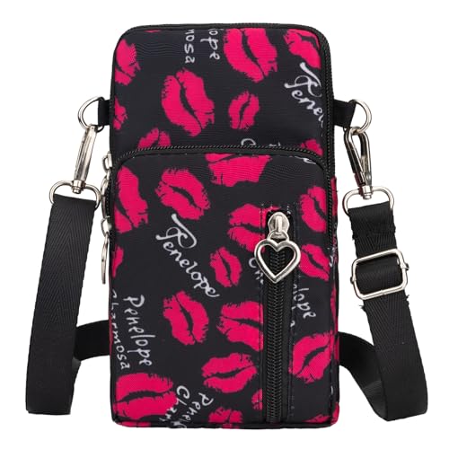 Image of JANKS Small Crossbody Bag for Women - Mini Phone Purses with Crossbody Strap and Wallet - Nylon Arm Bag