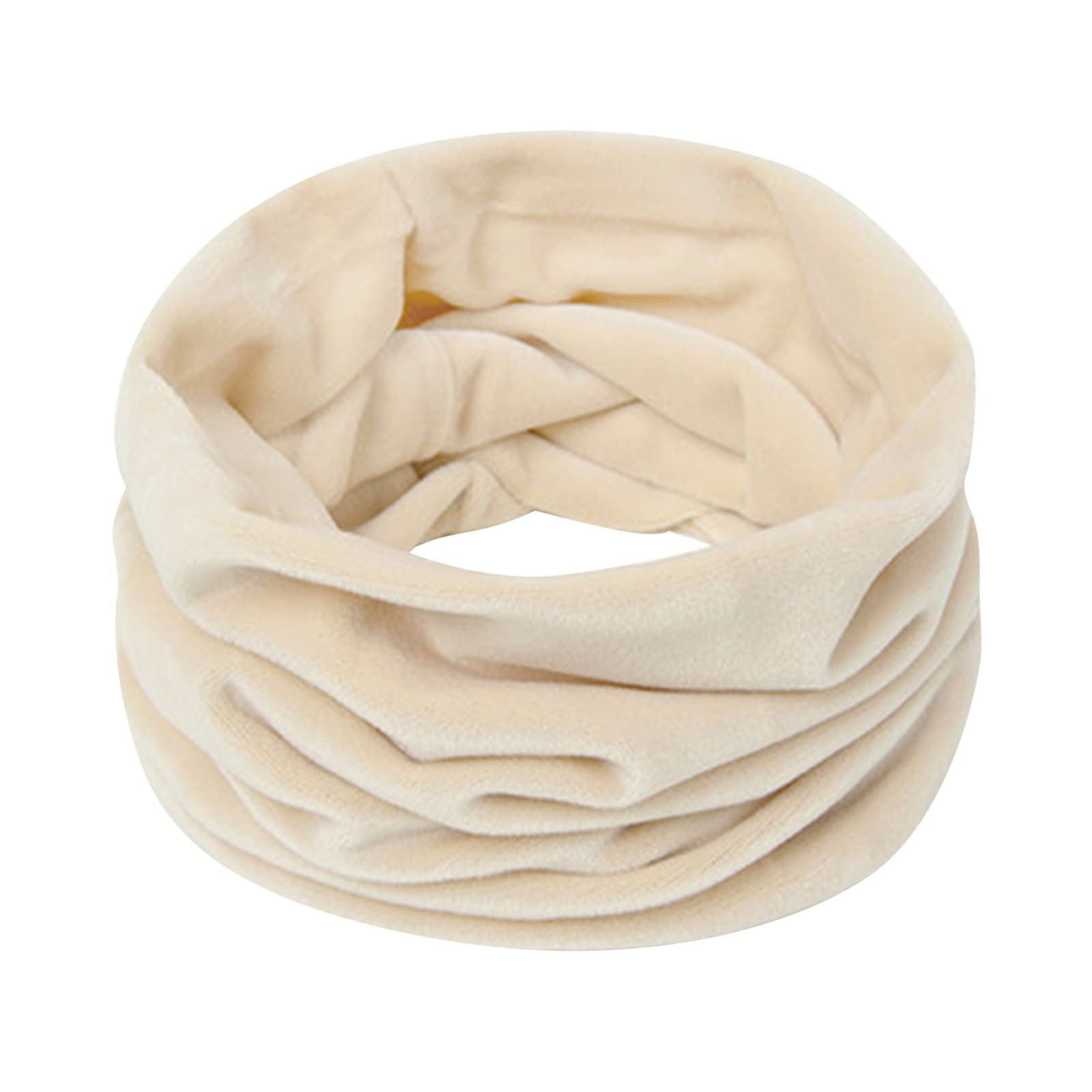 GenericWinter Ski Neck Protector Female Autumn and Winter Gold Velvet Windproof Neck Protector Neck Scarf Thickened Windproof Collar Scarf Boys Hat Scarf and Gloves Set Sale Clearance Items Under 5 Pounds