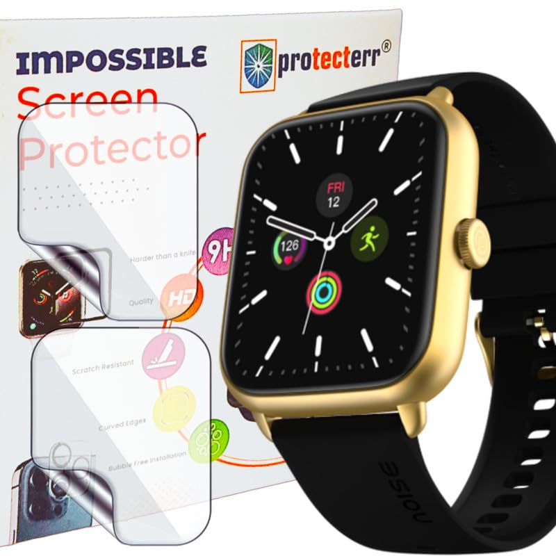 Image of Screen Protector Guard For Noise Colorfit Icon 2 (1.91 inch inch) Smartwatch (2 pack) - (NOT A TEMPERED GLASS)
