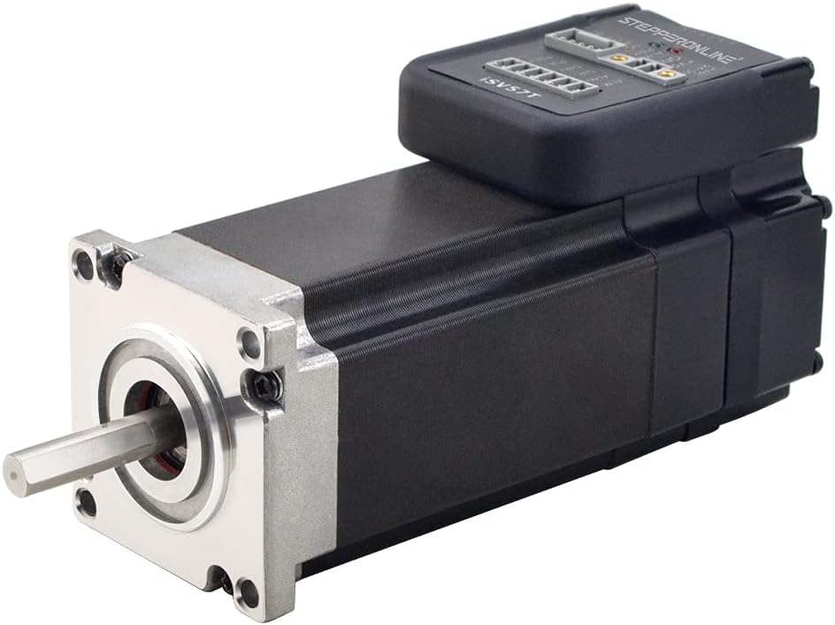 STEPPERONLINE Nema 23 Integrated Easy Servo Motor 180w 3000rpm 0.6nm (84.98oz. in) 20-50vdc Brushless Dc