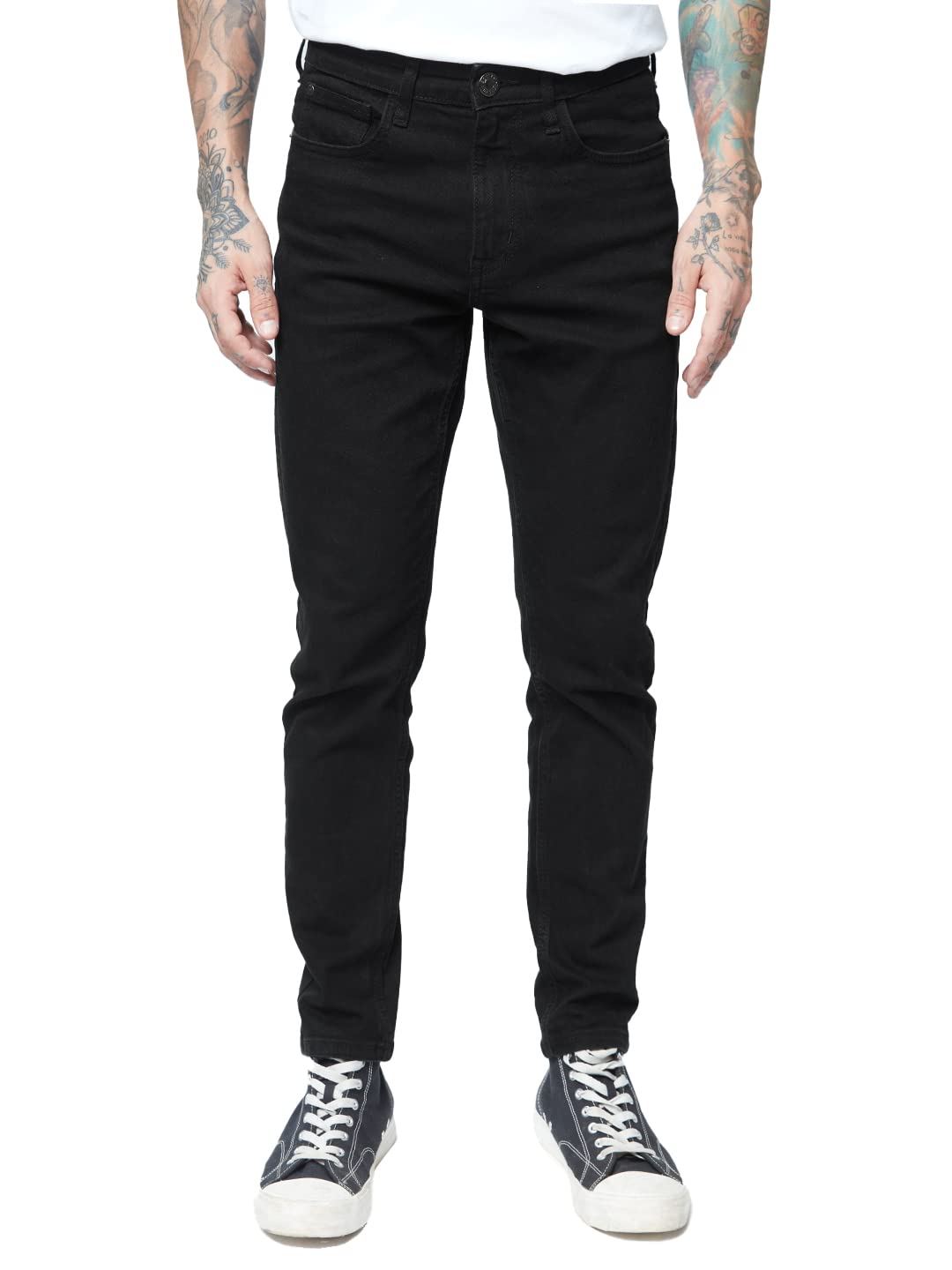 The Souled Store Men and Boys Solid Slim Fit Pants