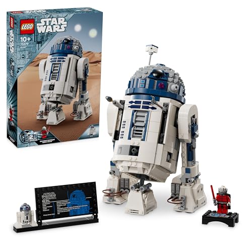 LEGO Star Wars 75379 R2-D2 Figura Articulada de Droide de Juguete con Cabeza...