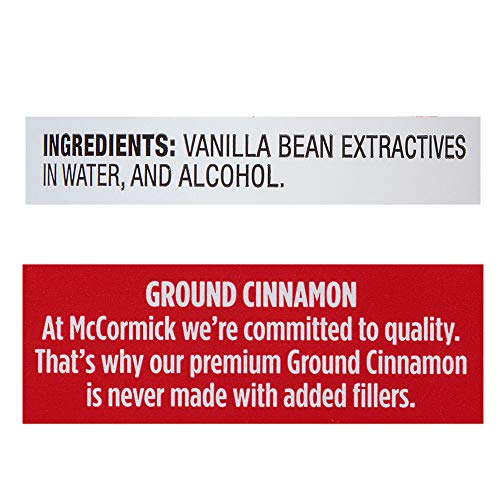Mccormick Holiday Bundle - Pure Vanilla Extract 16 Fl Oz, Ground Cinnamon 7.12 Oz #TOP6