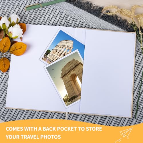 Travel-Journal-B5-Linen-World-Travel-Journal-Travel-Gifts-for-Women-Travel-Notebook-with-Prompts-12-Trips-Photos-Bucket-List-Keepsakes-76-x-103-Green