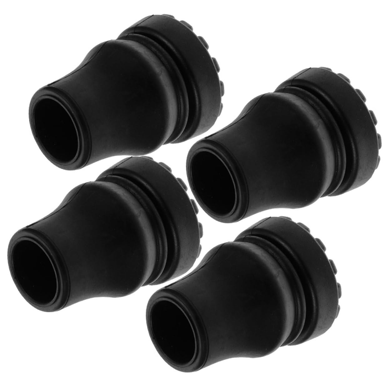 Kisangel Almohadillas Antideslizantes para Las Muletas. Cuatro Automático Cubierta De Pie para Bastón Accesorios Bastón Antideslizante Extremos del Bastón Puntas De Caña