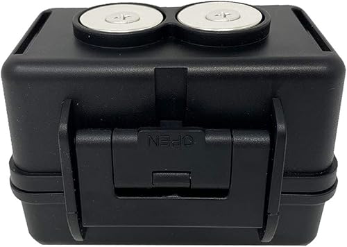 PANGAEA Estuche magnético impermeable para AirTag | Rastreador GPS | Resistente a la intemperie resistente al agua, resistente, resistente, doble