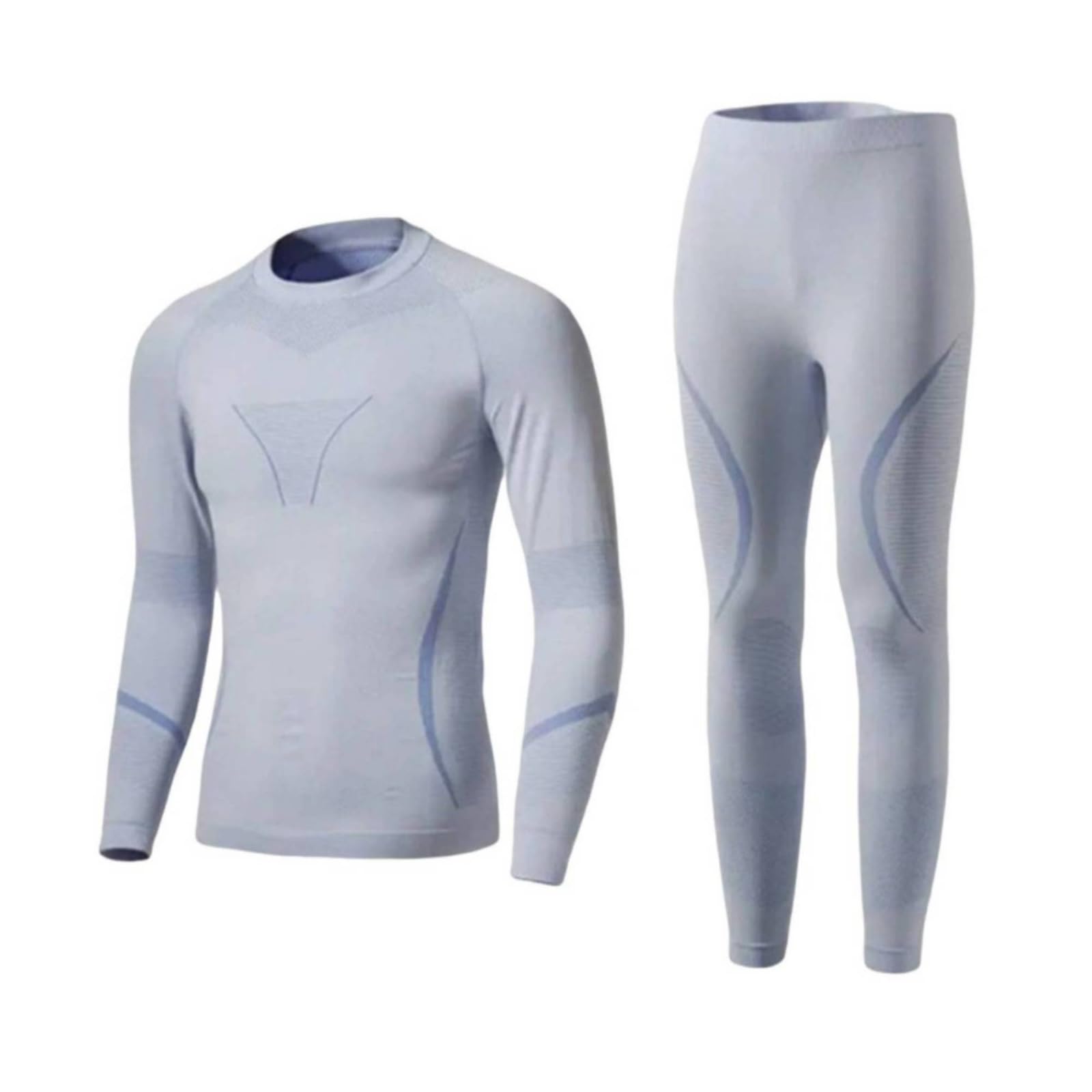 Merishopp Moisture Wicking Ski Base Layer Set Breathable Thermal Base Layer Set Stretchable Seamless Compression Underwear Lightweight for Skiing-picture-55