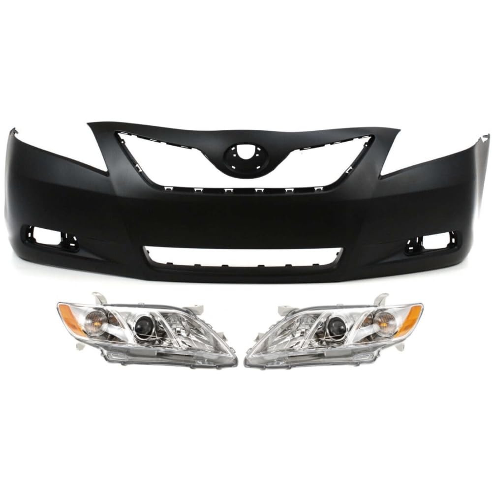 YIZISECCE Auto Body Repair for Toyota for Camry 2007-2009 with Bulbs Left and Right Side Left or Right Set of 3 901-18522 8111006B90