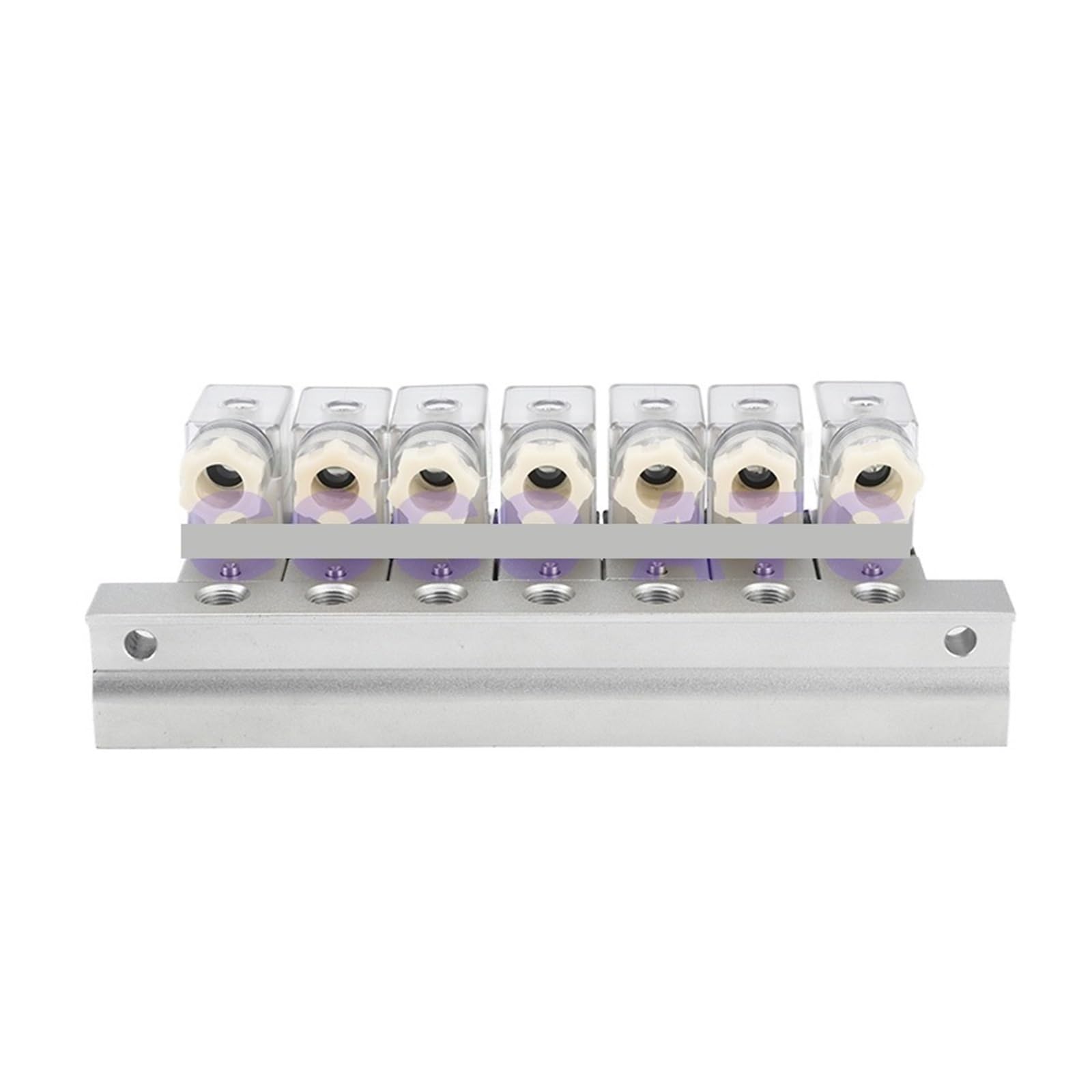 Electroválvula neumática de Aluminio de 3 vías 3V1-06, Puerto 1/8" BSP, 6 W, CC 24 V, CA 220 V, microcontrol, for Gas y electroválvula de colector.(4-Set)