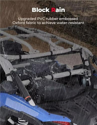 Pare-brise arrière en PVC souple anti-poussière Can Am X3 - 4