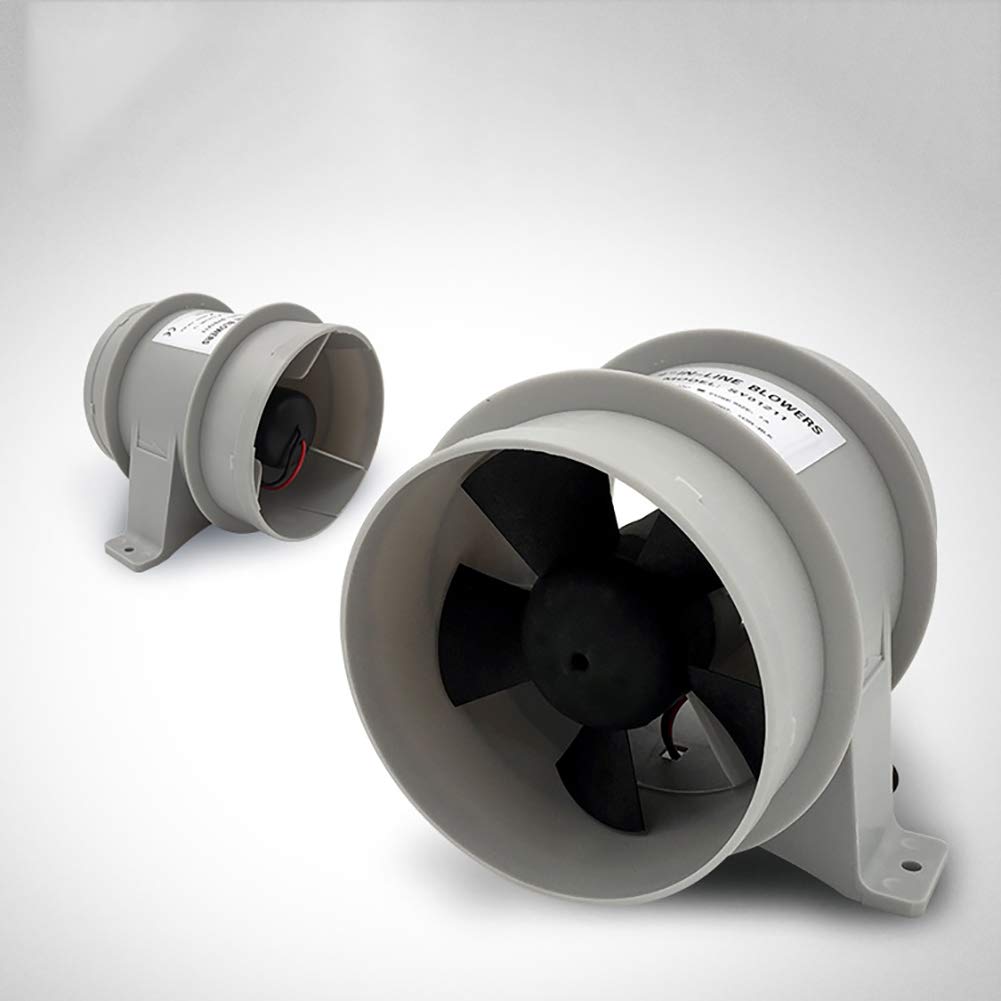 Buy SRFDD 4 Inch Exhaust Blower,12V Shutter Exhaust Fan for Air