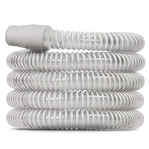 resplabs CPAP Hose Slim – 6 Foot CPAP Tubing Replacement, Non-Heated Universal Hose for CPAP and BiPAP Machines – CPAP Supplies (Gray)