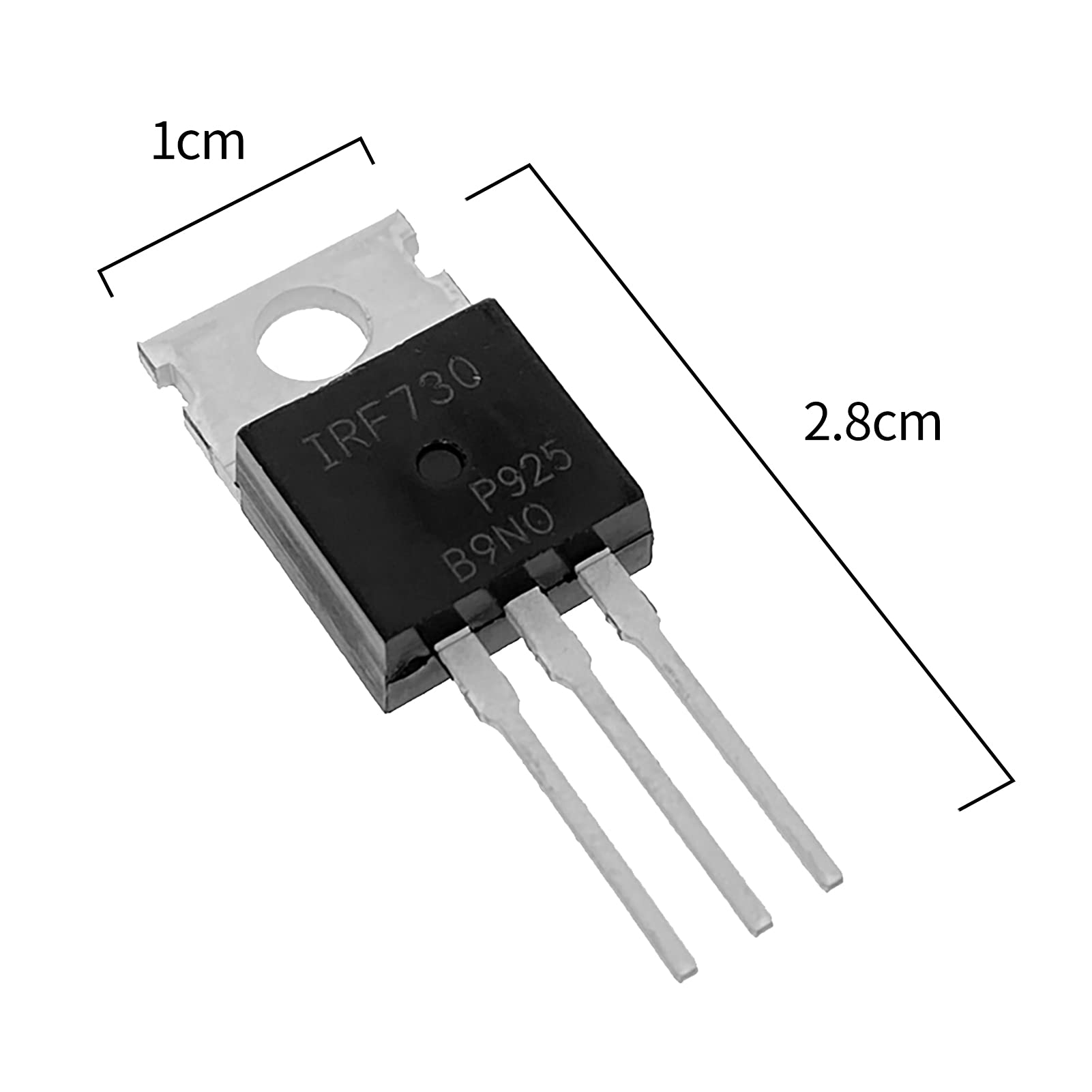DEWIN IRF730 Kit Transistor Chip 10 Sztuk Componenti Elettronici Originali