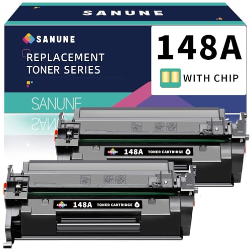 Image of 148A Black Toner Cartridge Replacement for HP W1480A 148X W1480X
