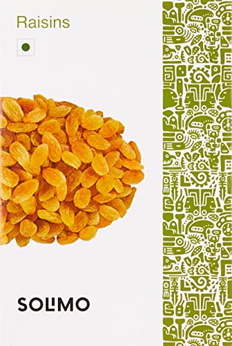 Image of Amazon Brand - Solimo Premium Almonds, 500g + Amazon Brand - Solimo Premium Raisins, 250g