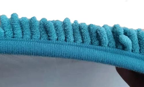 Miniatura 5 de Madeals Juego de 4 alfombras de baño con tapa de inodoro y juego de alfombras, juego de alfombras de baño suaves y peludas de 3 piezas y alfombra de