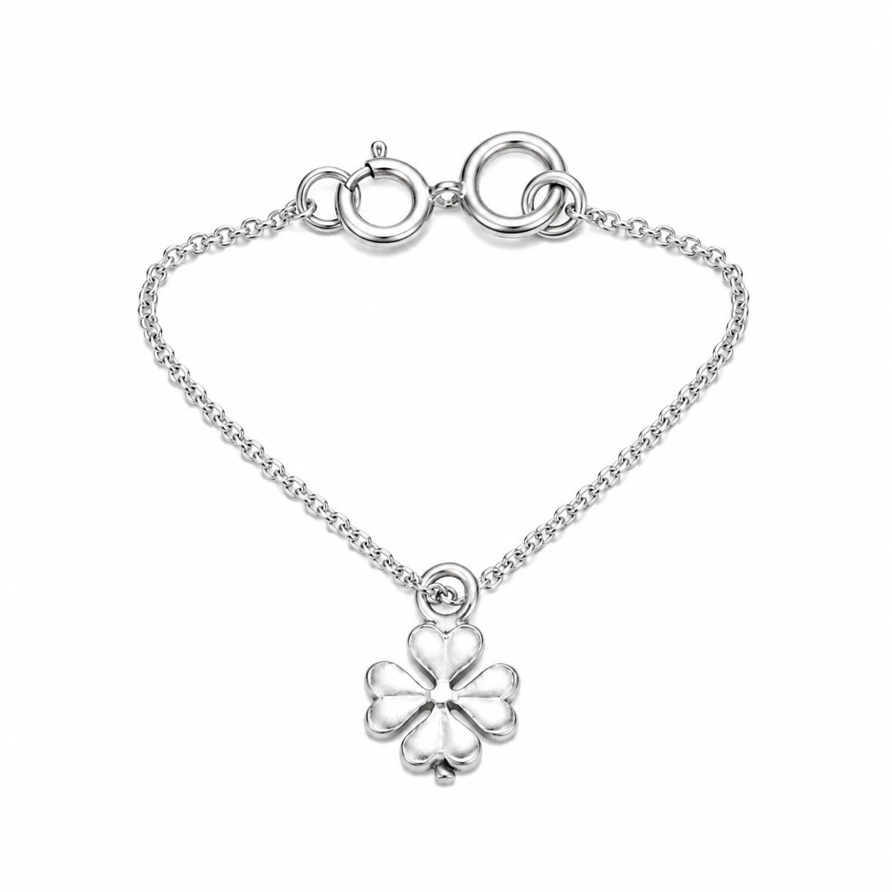 quirksmith 925 Sterling Silver Clover Watch Charm Lumba-picture-22