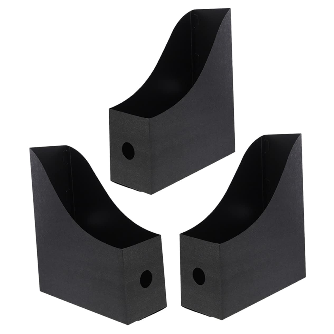 ARTIBETTER 3Pcs Desktop File Organizer Shelves Stylish Magazine Holder for Office School Dormitory Storage Efficient for Tidy Workspaces