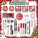 Makeup Advent Calendar 2025, 24 Days Christmas Countdown Calendar Surprise Gift Kit, Xmas Holiday Festival Cosmetic Starter Makeup Set with 24 Beauty Boxes for Women Girls Teens