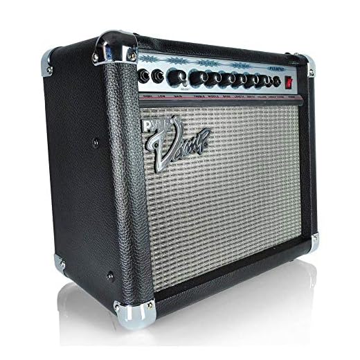 Pyle-Pro PVAMP60 60-Watt Vamp-Series Amplifier With 3-Band EQ, Overdrive, And Digital Delay