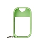 Touchland Hand Sanitizer Mist Case 1FL. OZ., Protective and Stylish Hand Sanitizer Spray Accessory, Silicone Case with Keyring, Matcha Green