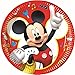 Procos 90877 Disney Mickey Mouse Lot de 8 assiettes en carton Rouge/blanc