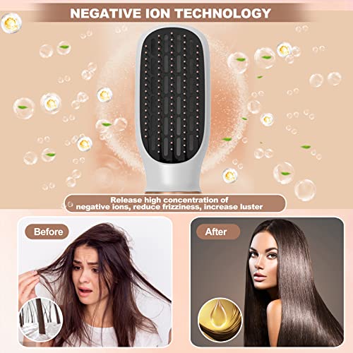 UKLISS Blow & Dryer Hot AirStyler 6 in 1, Hair Dryer Brush with Auto-Air Curler, Hair Straightener Brush, Hot Round Brush, Massage Brush, Blow Brush Hairdryer, Hot Brushes for Women Hair Styling - Image 6