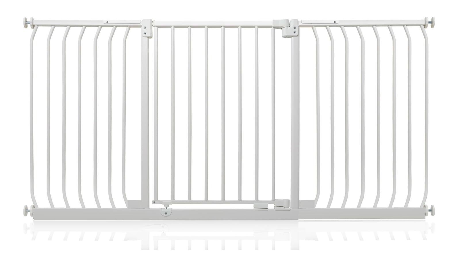Safetots Elite Pressure Narrow Safety Gate, 65.5cm - 74.5cm, Matt White, Narrow Pressure Fit Stair Gate, Baby Gate for Doors Hallways and Spaces, Safety Barrier, Easy Installation — view 55