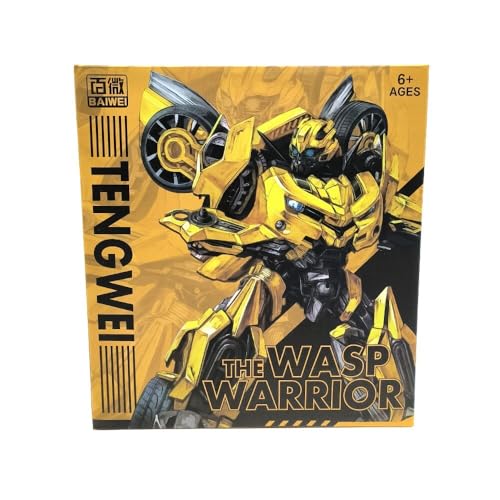 Image of Manual Transforming Robot Action Figure Toy 2-in-1 Car to Robot Conversion 16.5cm Alloy and ABS Durable Collectible Gift for Kids Boys and Fans