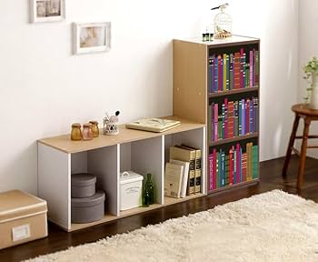 可愛いガラス窓♦️収納棚♦️ヴィンテージ♦️カーテン目隠し付♦️補償付　送料込 Amazon｜next.design ミニカーテン カラーボックス 棚 ラック