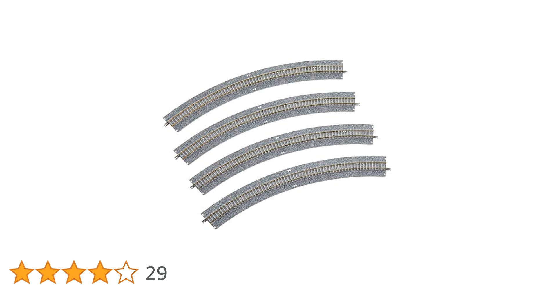 たむページ Tomytec Wide Curve Rail C391-45-Wp F Set of 4 N Gauge