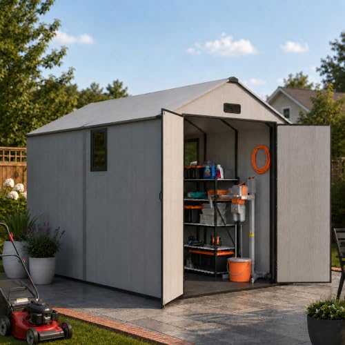 MNLR 6x10 FT Resin Storage Shed with Floor