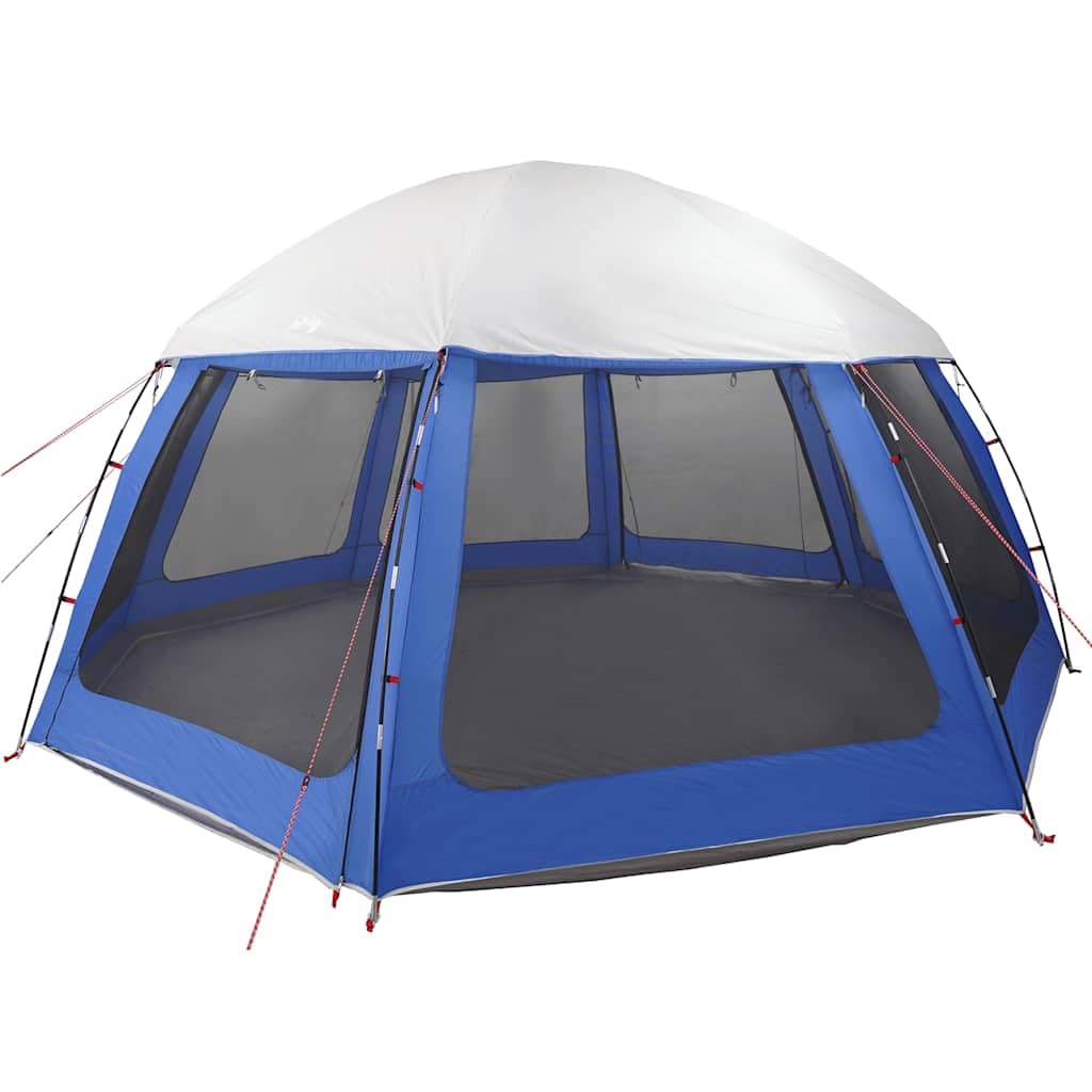 Tente de piscine avec auvent amovible Bleu azur 510 x 510 cm