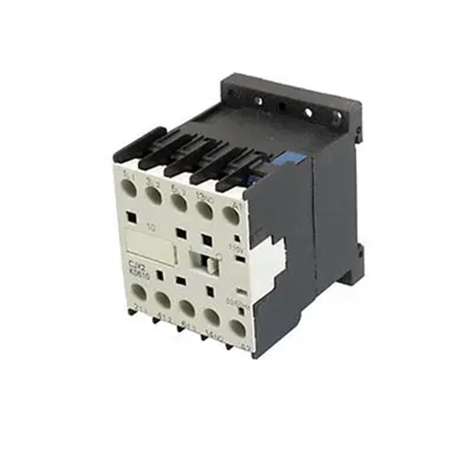 QEFHSVVZE CJX2-K0610 110 Volts Coil 35mm DIN Rail 6A Three Pole 3P 1NO AC Contactor