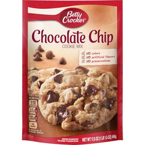 Betty Crocker Chocolate Chip Cookie Mix 17.5 oz (Pack of 3) by Betty Crocker