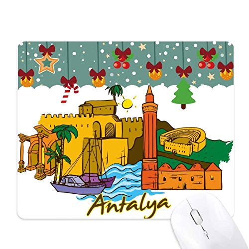 Alfombrilla de ratón de Turquía inspirada en Antalya, un regalo de Navidad