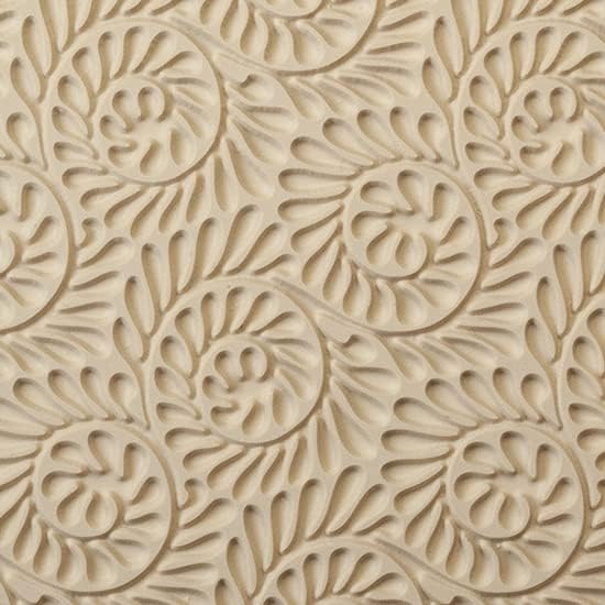 Cool Tools - Flexible Mega Tile - Fiddlehead Fern Embossed - 9.25" X 6"