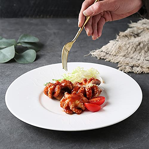 Talerz do jadalni ceramiczne ciasto/talerze deserowe, zestaw talerzy do nauki na przyjęcie urodzinowe, kolację weselną, piknik, lunch