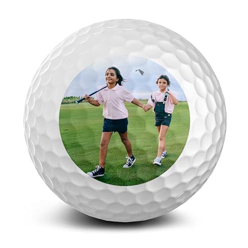 image for MAKEABALL Father’s Day Custom Photo Golf Balls | 3-Pack | Personaliz