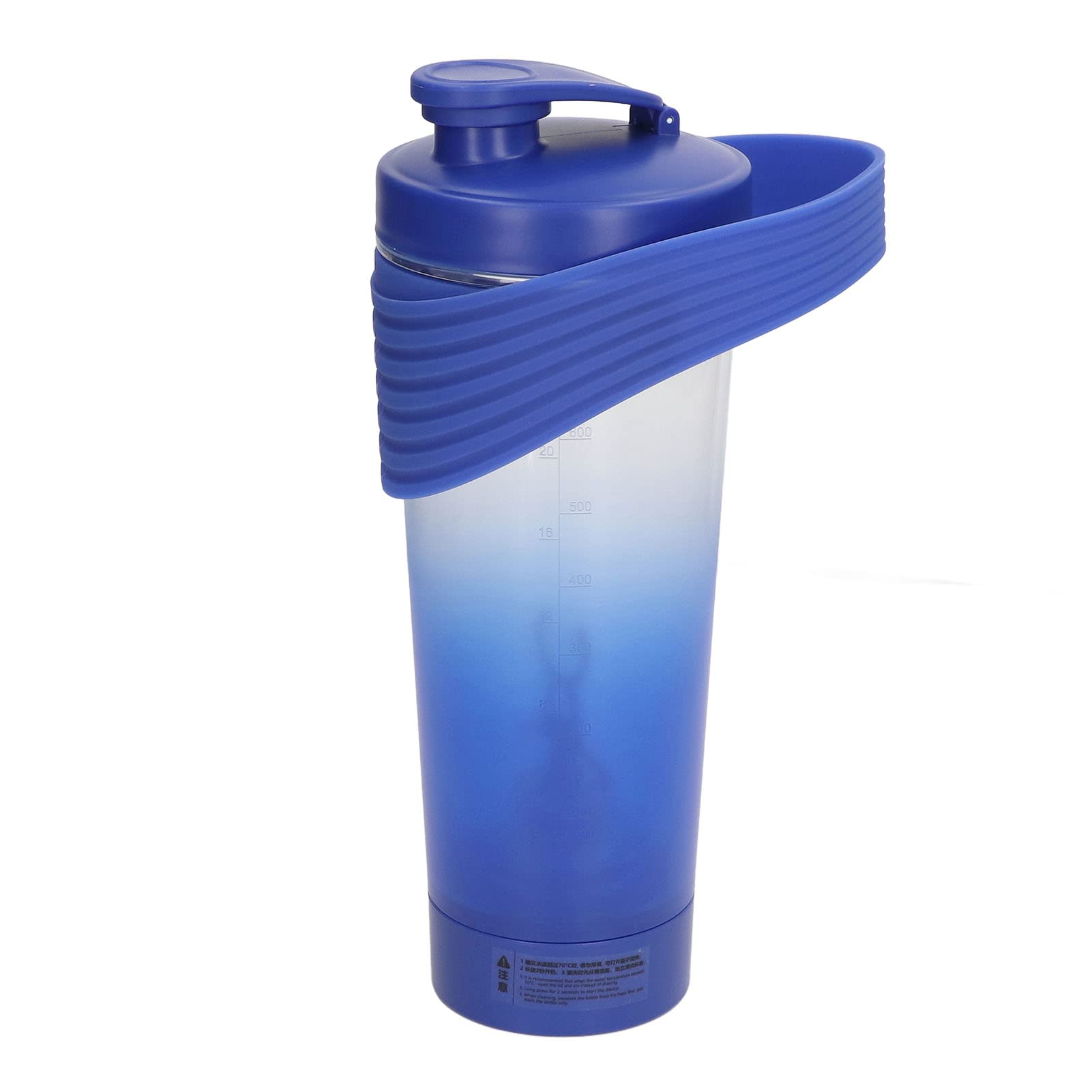 Tyenaza Botella De Batido Eléctrica, Botella Agitadora Recargable por USB De 27oz, Batidos De Proteínas Y Preentrenamiento(Azul)