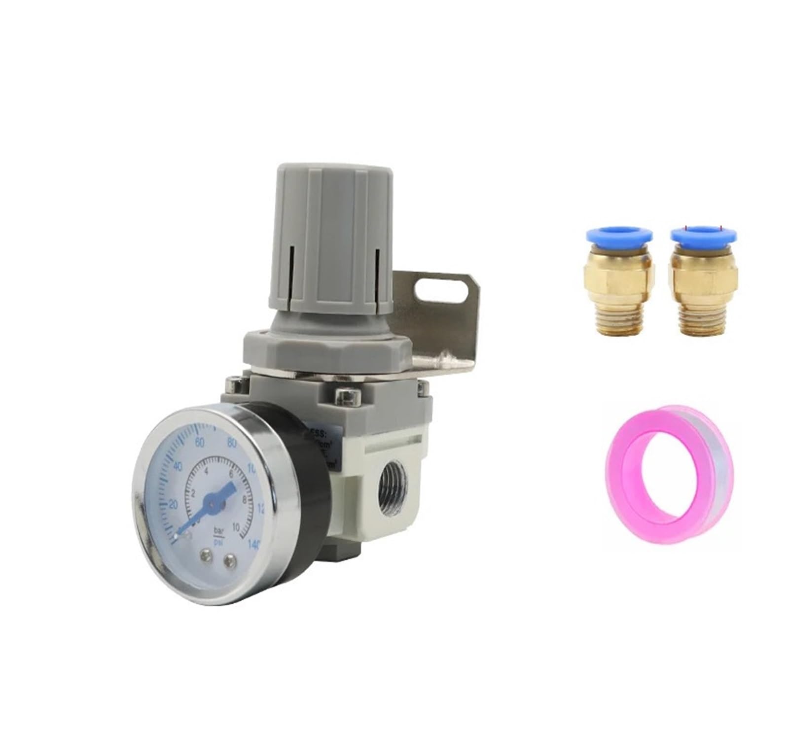 AR2000-02 Pneumatic Compressed Air Compressor Pressure Regulator Relief Valve 1/4"(AR2000-02 PC12-02)