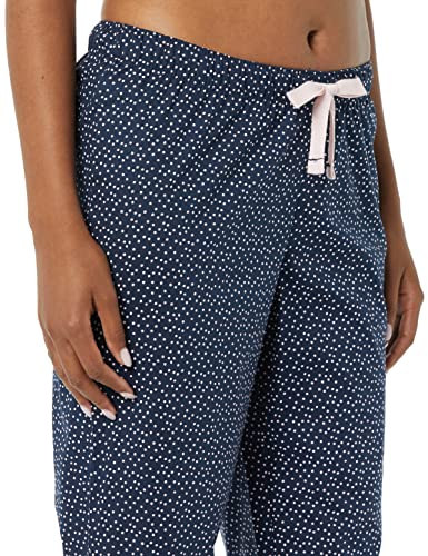 Image of Amazon Essentials Women's Cotton Pajama Pants, Breathable Poplin Sleep Pant with Drawstring Elastic Waist