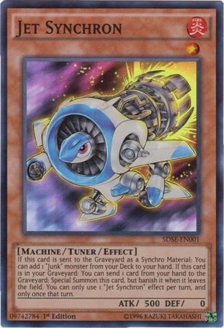 Amazon.com: YU-GI-OH! - Jet Synchron (SDSE-EN001) - Structure Deck