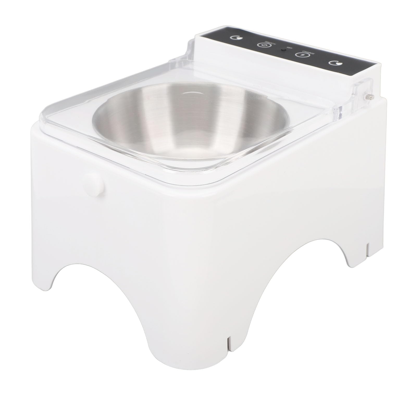 CHICIRIS Mangiatoia Automatica per Gatti Design Igienico Ciotola Intelligente per Cani e Gatti da Interni Plastica 21 X 16 X 15 Cm (stile 1)